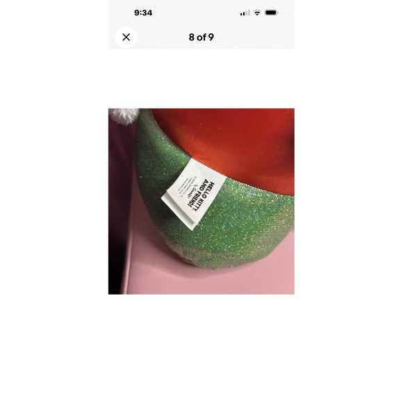 Hello Kitty Sanrio My Melody Christmas Holiday Mistletoe Jumbo Large Plush Gift - Picture 5 of 5